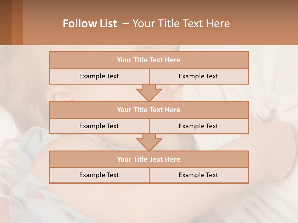 Mom Breastfeeds Baby PowerPoint Template