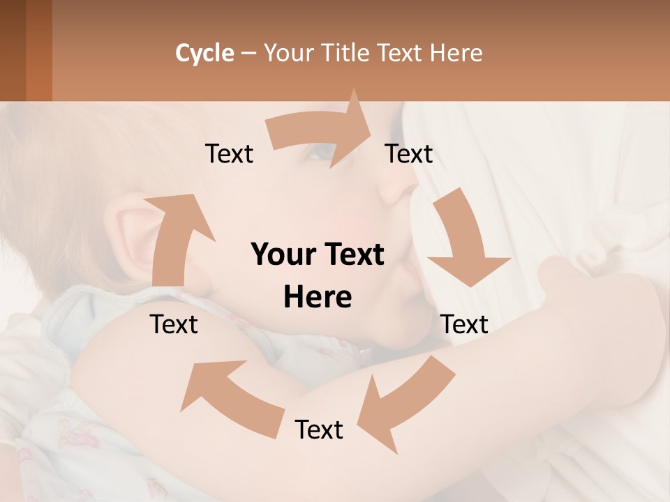 Mom Breastfeeds Baby PowerPoint Template