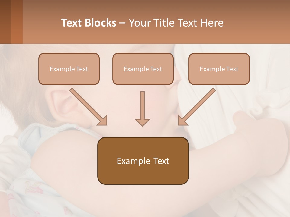 Mom Breastfeeds Baby PowerPoint Template