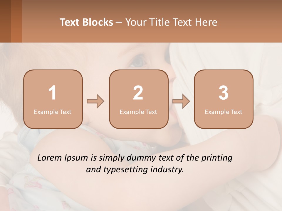 Mom Breastfeeds Baby PowerPoint Template