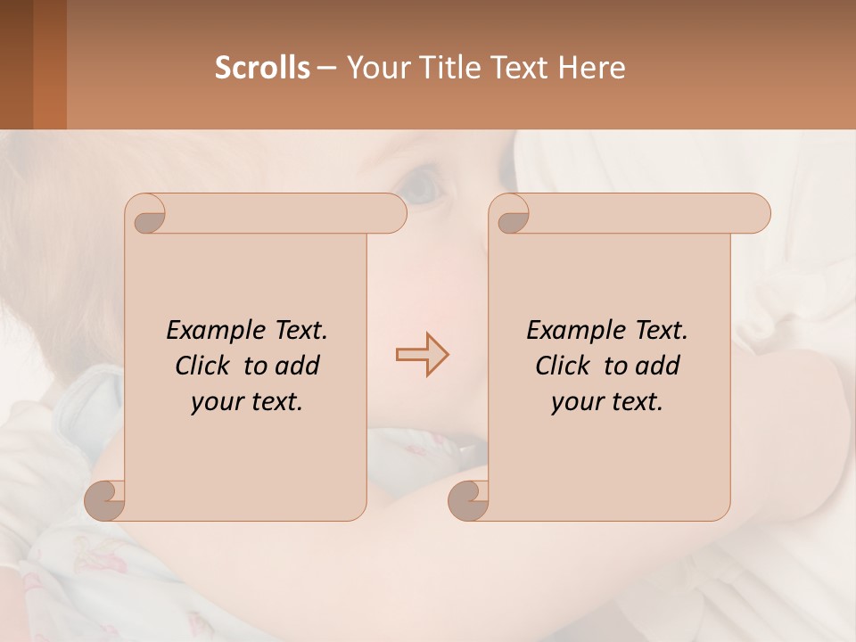 Mom Breastfeeds Baby PowerPoint Template