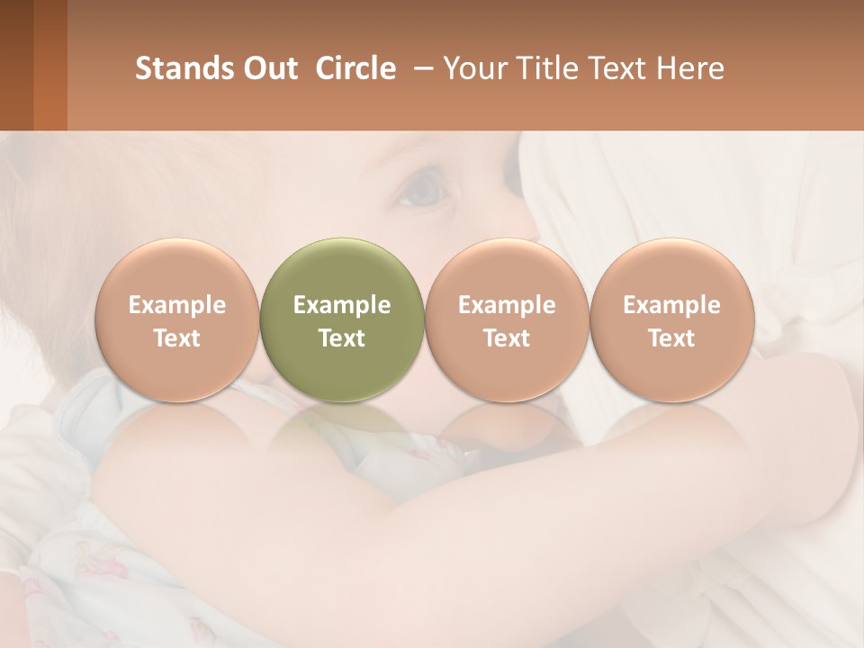 Mom Breastfeeds Baby PowerPoint Template