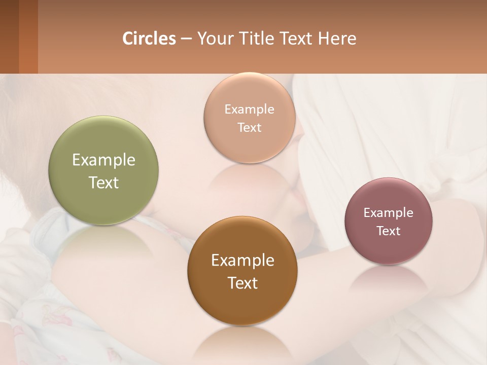 Mom Breastfeeds Baby PowerPoint Template