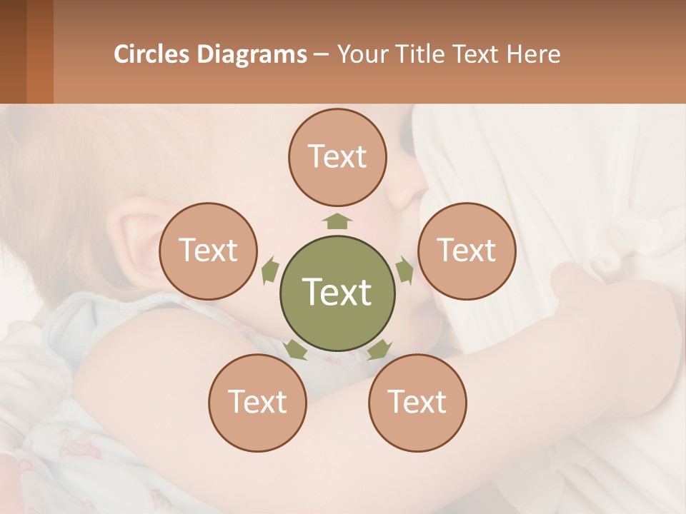 Mom Breastfeeds Baby PowerPoint Template