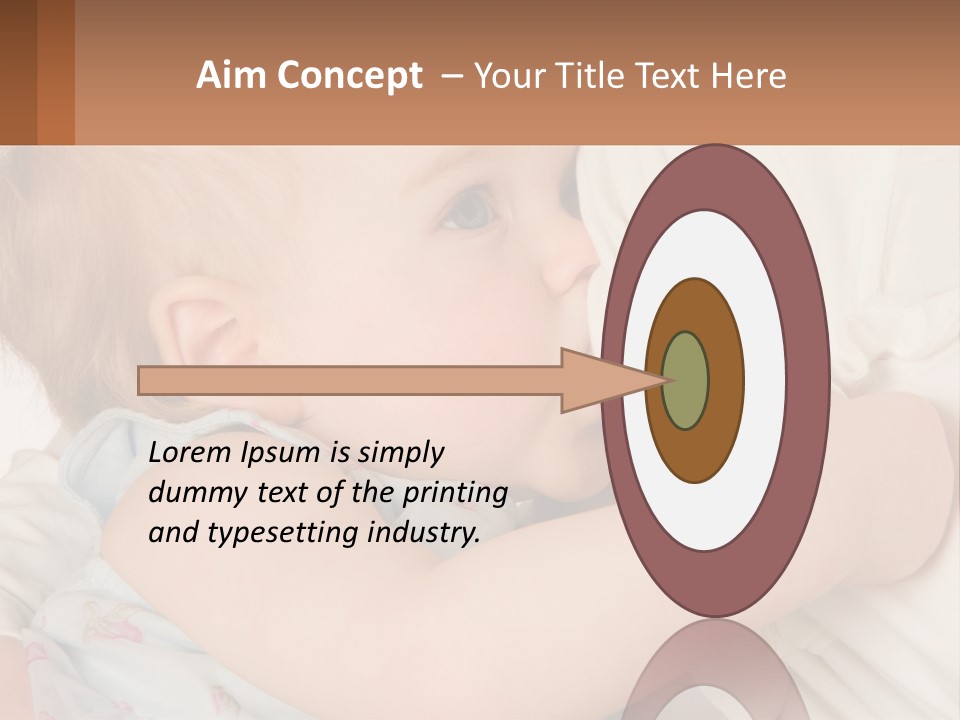 Mom Breastfeeds Baby PowerPoint Template