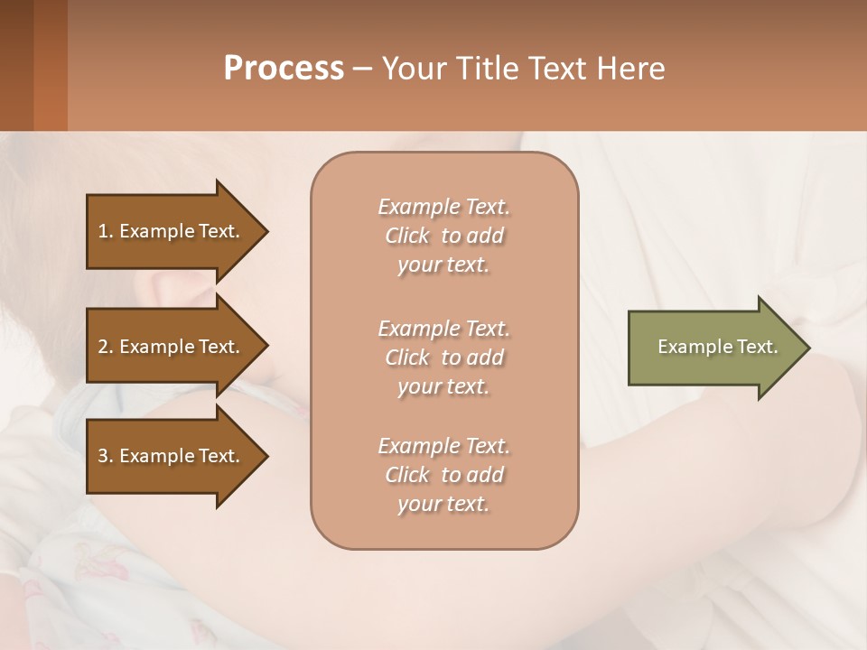 Mom Breastfeeds Baby PowerPoint Template