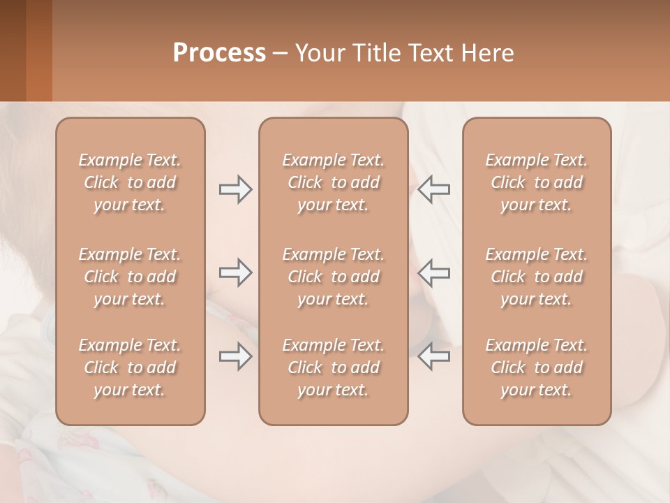 Mom Breastfeeds Baby PowerPoint Template