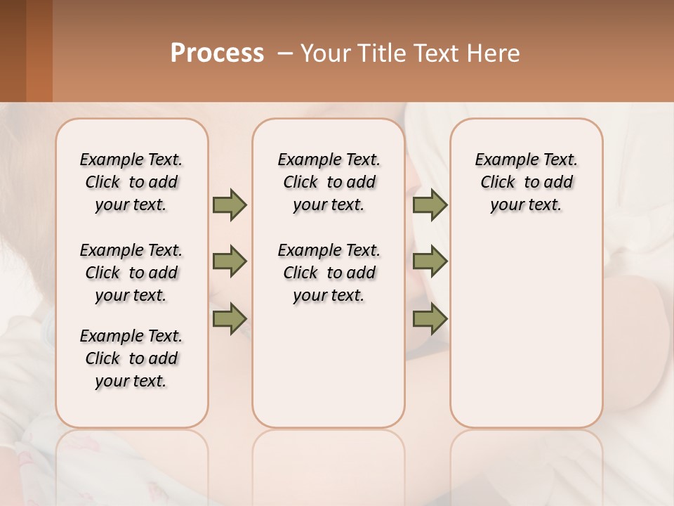 Mom Breastfeeds Baby PowerPoint Template