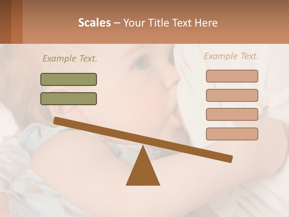 Mom Breastfeeds Baby PowerPoint Template