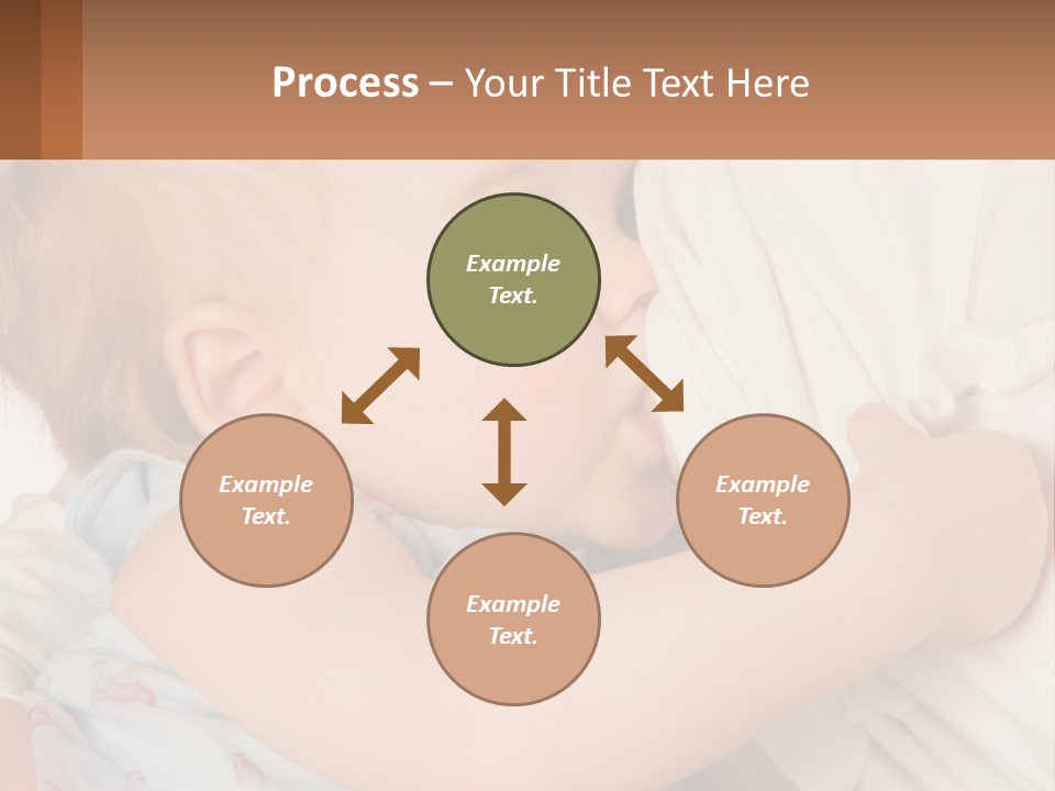 Mom Breastfeeds Baby PowerPoint Template