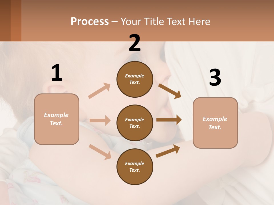 Mom Breastfeeds Baby PowerPoint Template