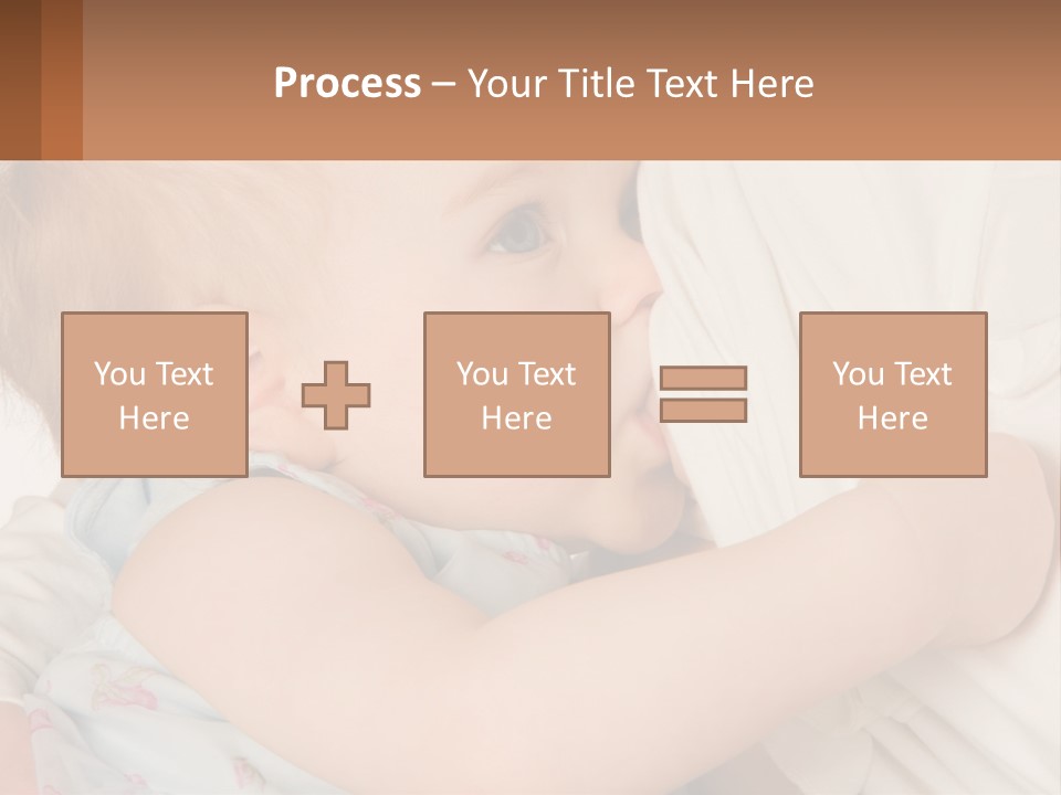 Mom Breastfeeds Baby PowerPoint Template