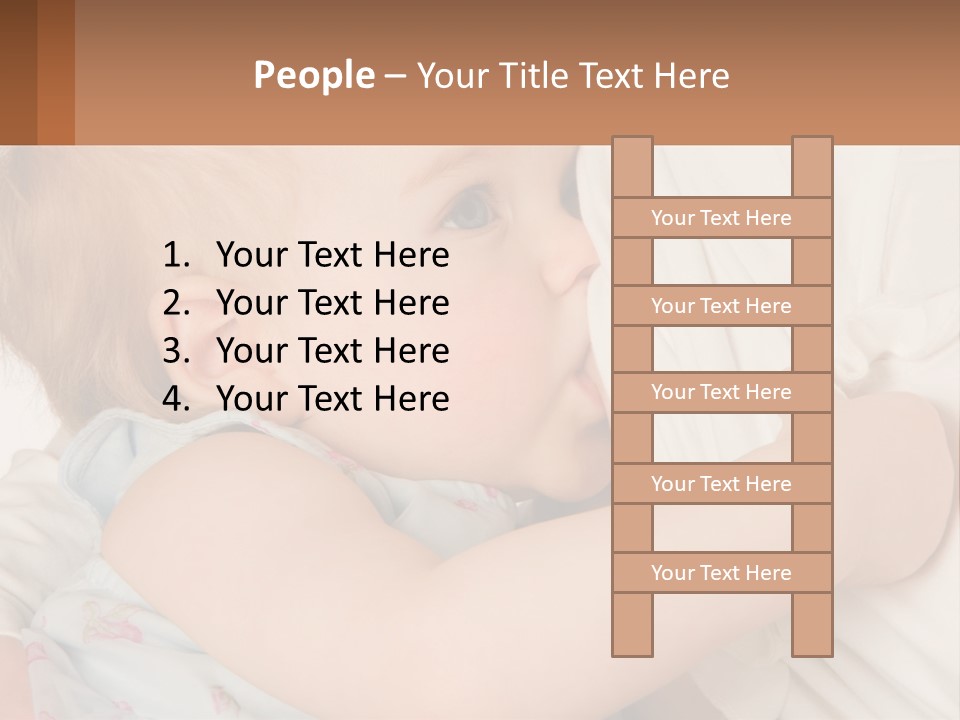 Mom Breastfeeds Baby PowerPoint Template