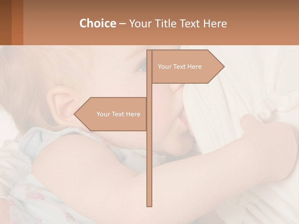 Mom Breastfeeds Baby PowerPoint Template