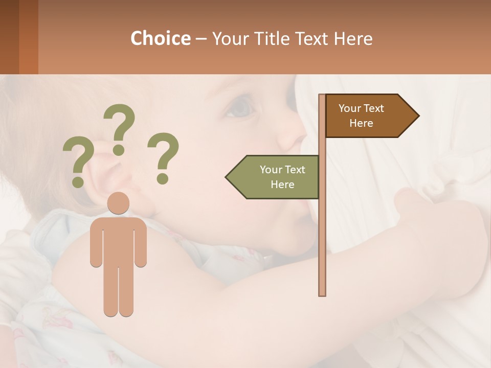 Mom Breastfeeds Baby PowerPoint Template