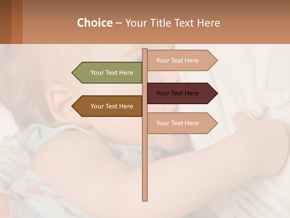 Mom Breastfeeds Baby PowerPoint Template