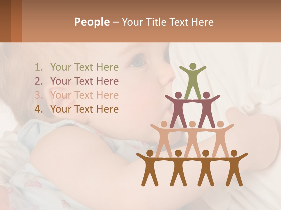 Mom Breastfeeds Baby PowerPoint Template