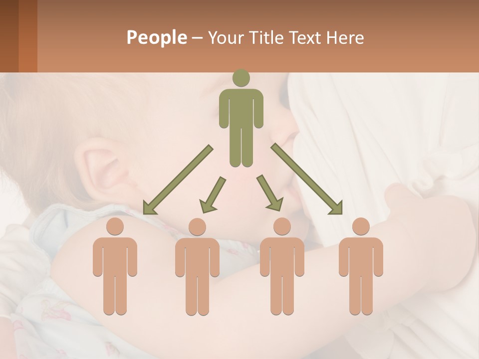 Mom Breastfeeds Baby PowerPoint Template