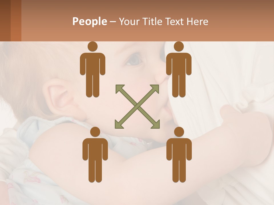 Mom Breastfeeds Baby PowerPoint Template