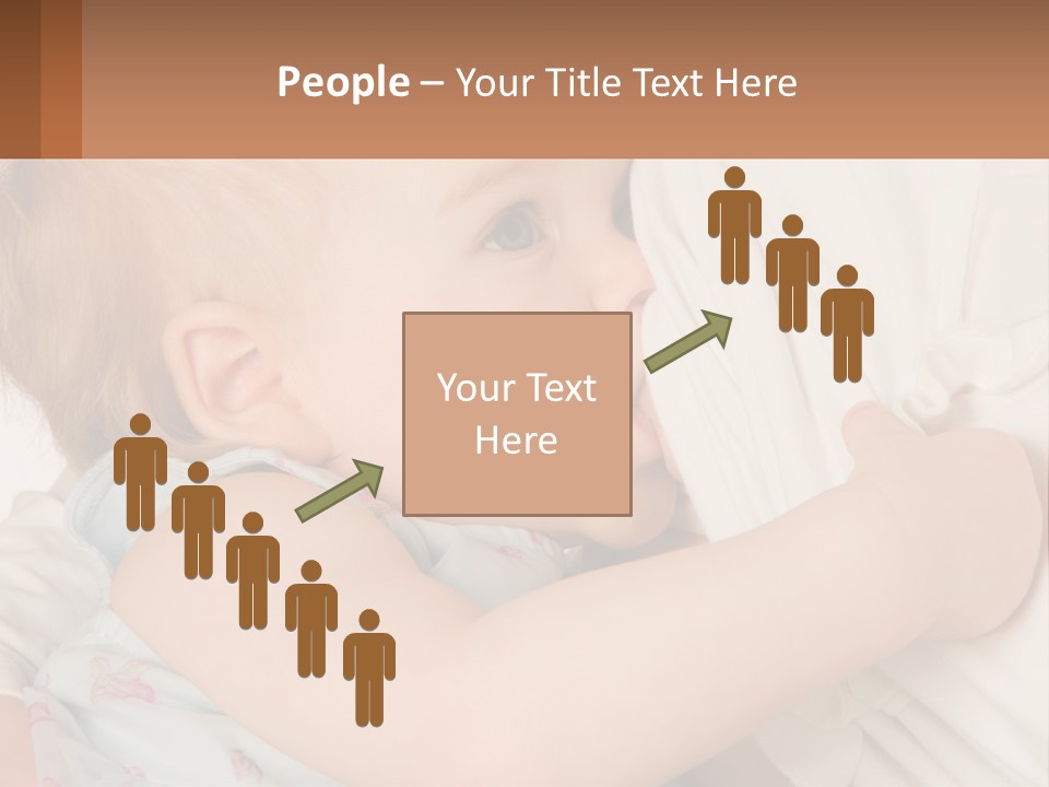 Mom Breastfeeds Baby PowerPoint Template