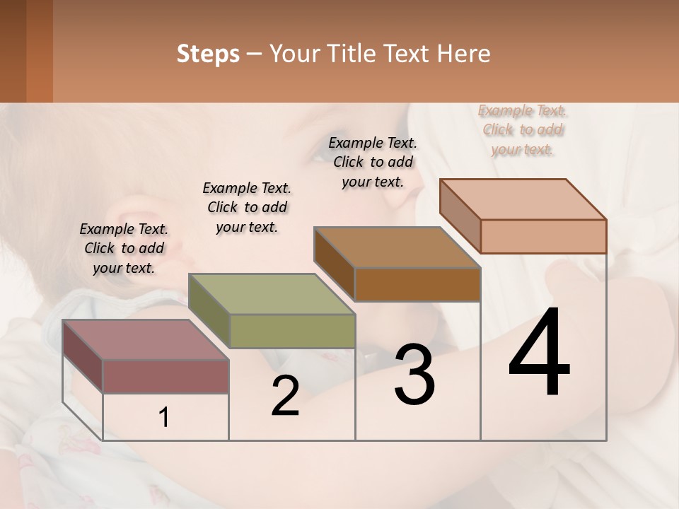 Mom Breastfeeds Baby PowerPoint Template