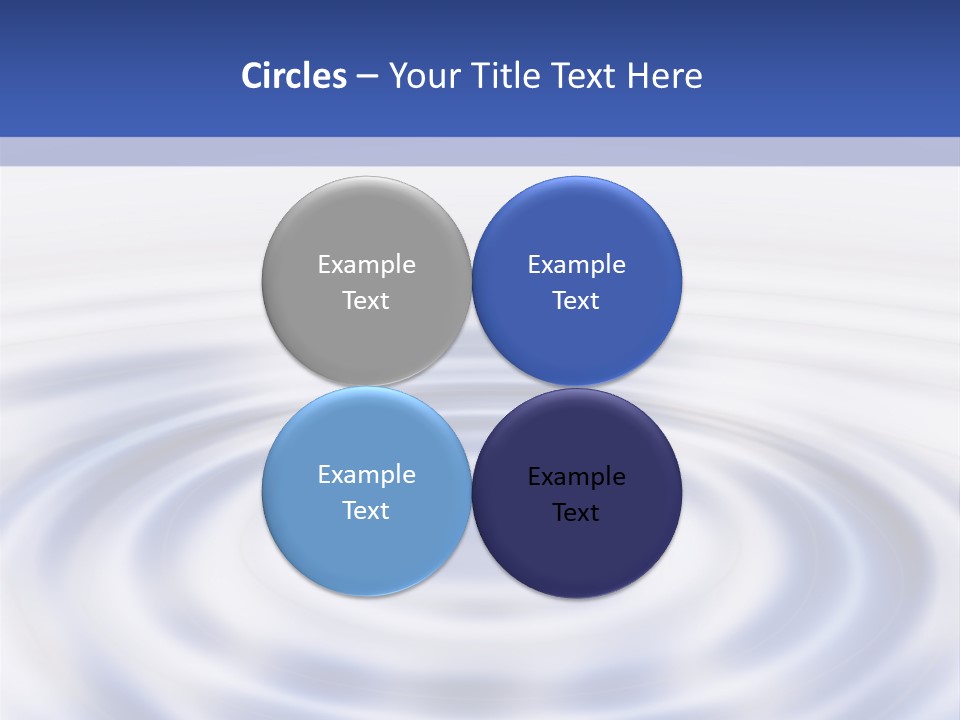 Waves On The Water PowerPoint Template