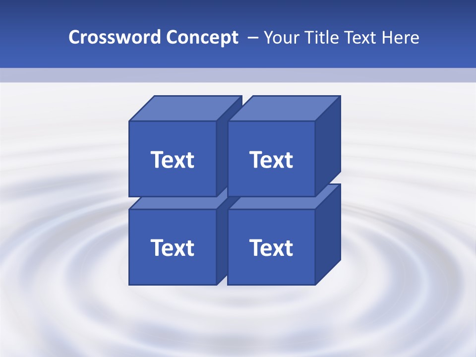 Waves On The Water PowerPoint Template