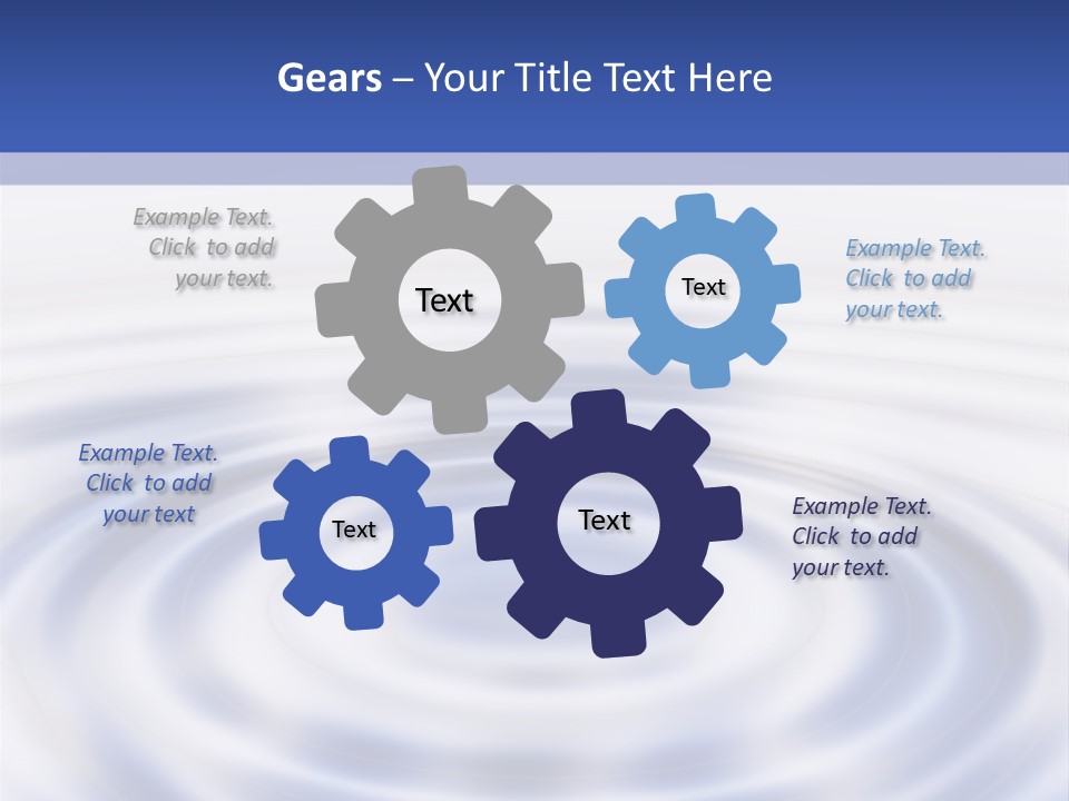 Waves On The Water PowerPoint Template