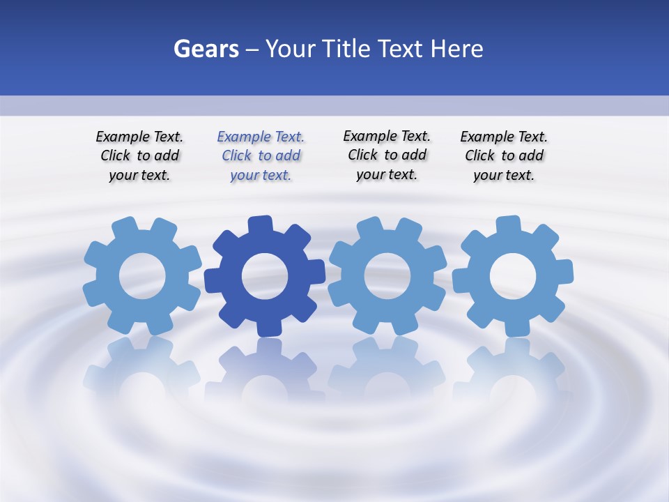 Waves On The Water PowerPoint Template