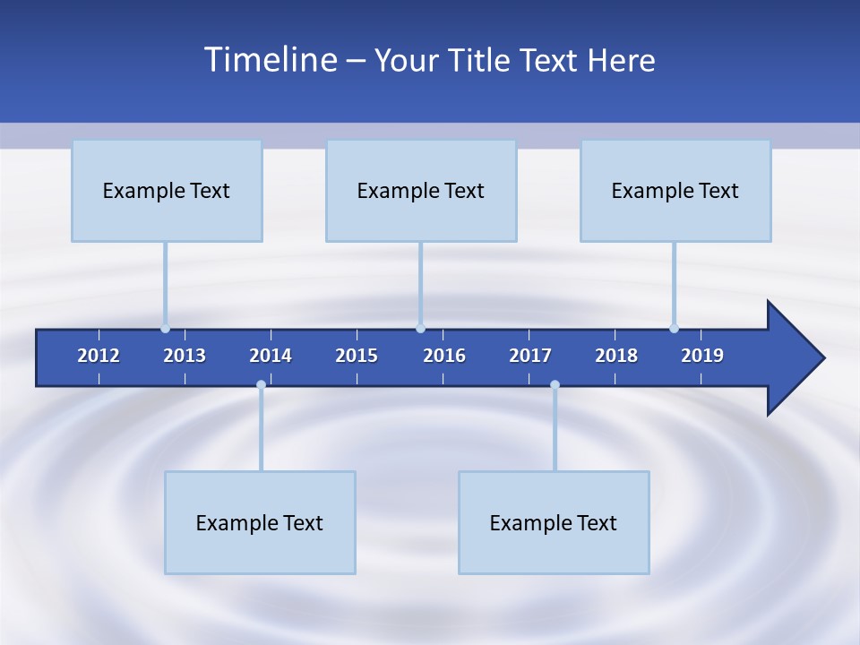 Waves On The Water PowerPoint Template