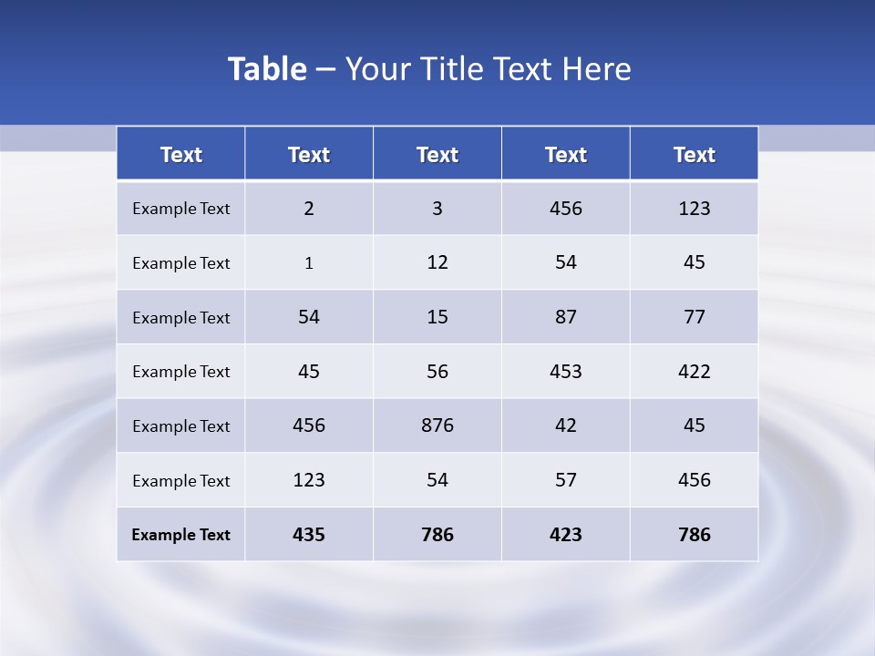 Waves On The Water PowerPoint Template