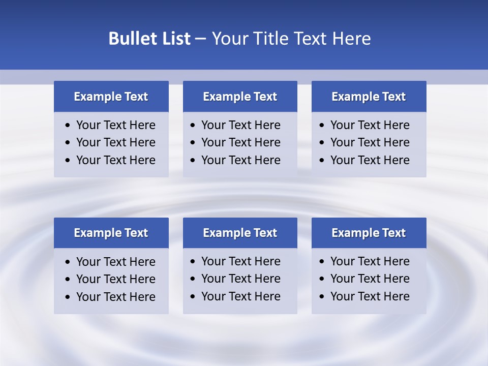 Waves On The Water PowerPoint Template