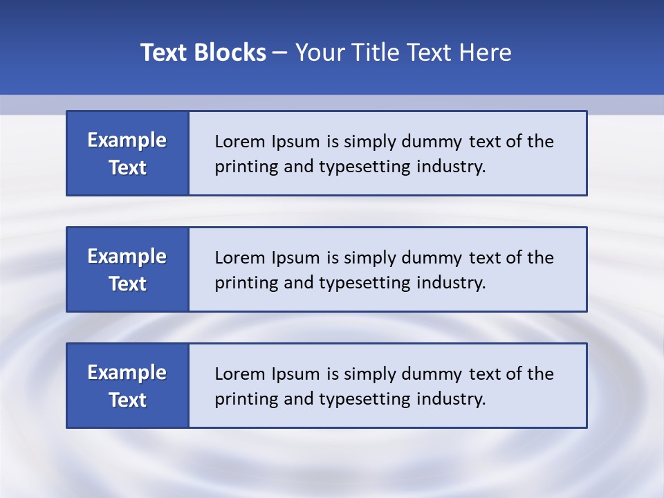 Waves On The Water PowerPoint Template