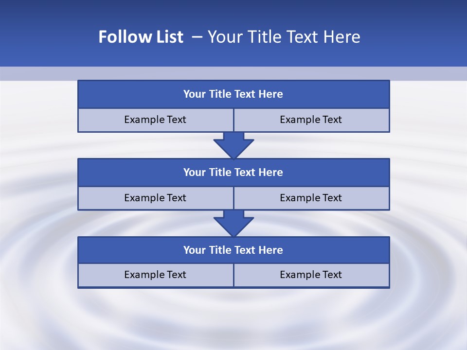 Waves On The Water PowerPoint Template