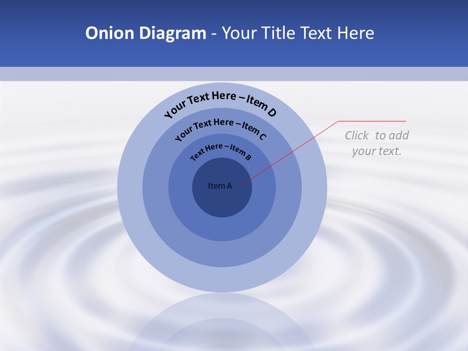 Waves On The Water PowerPoint Template