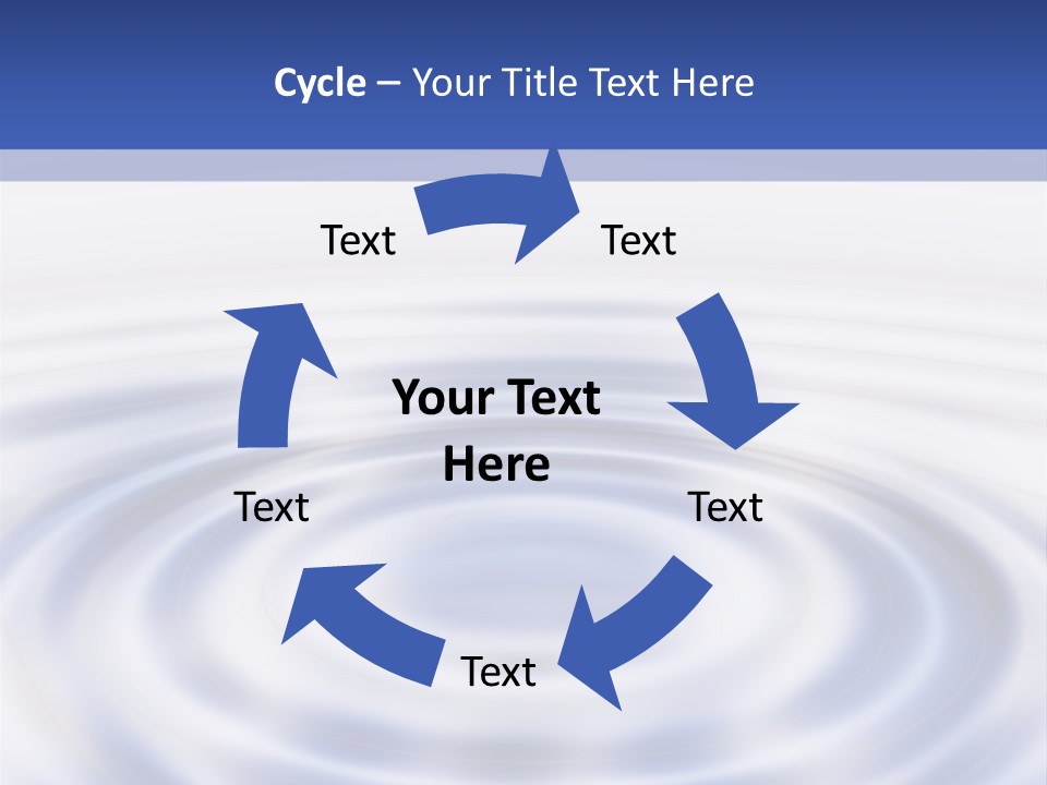 Waves On The Water PowerPoint Template