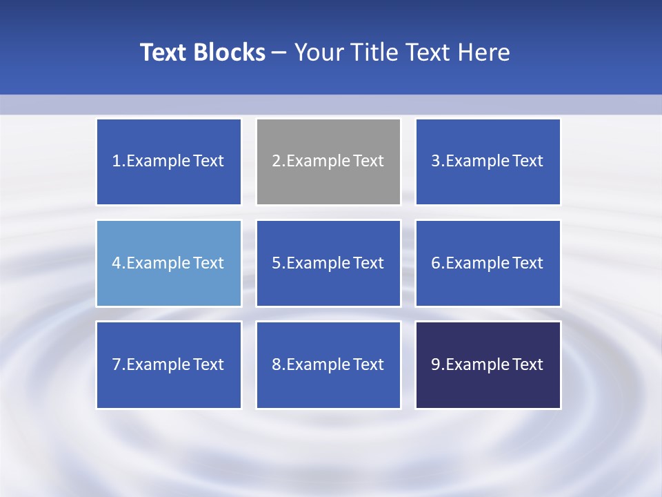 Waves On The Water PowerPoint Template