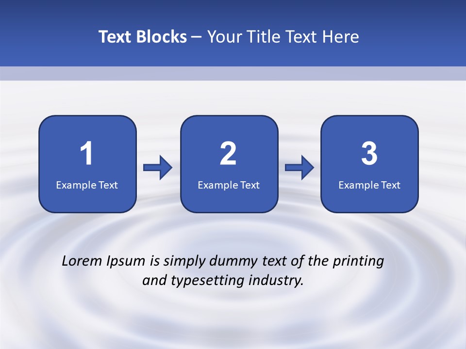 Waves On The Water PowerPoint Template