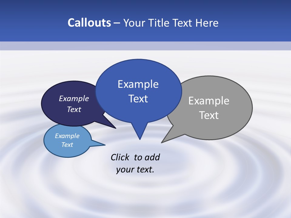 Waves On The Water PowerPoint Template