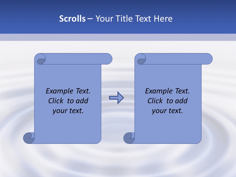 Waves On The Water PowerPoint Template