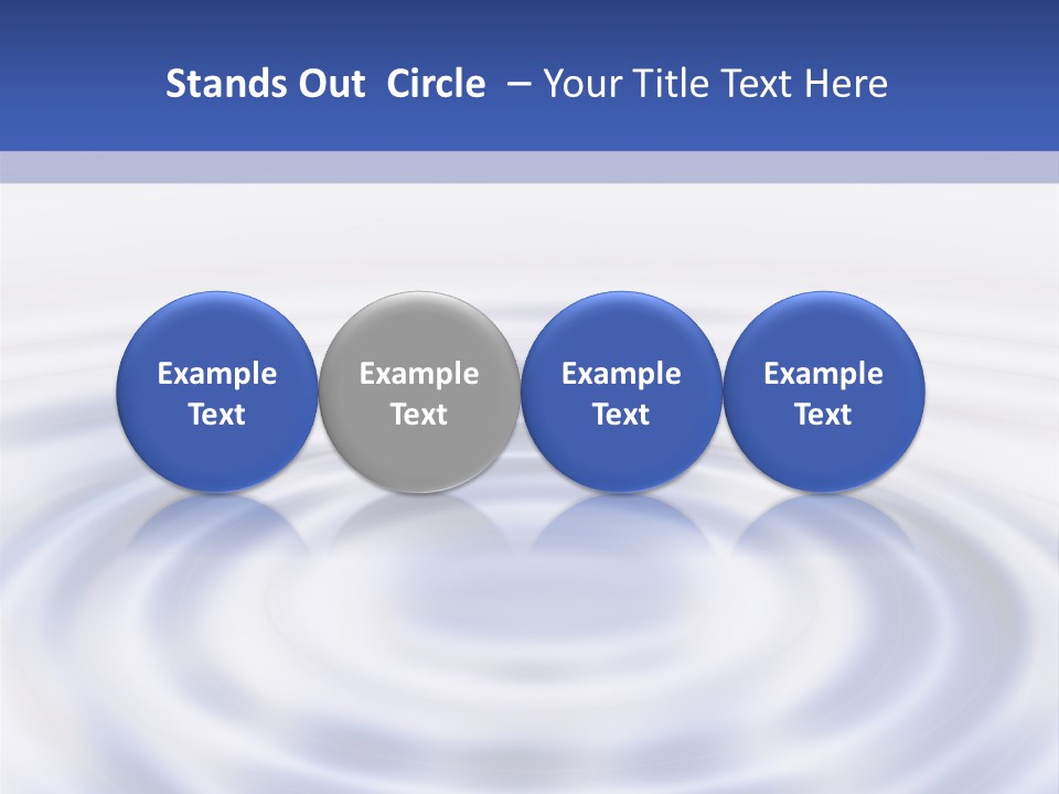 Waves On The Water PowerPoint Template