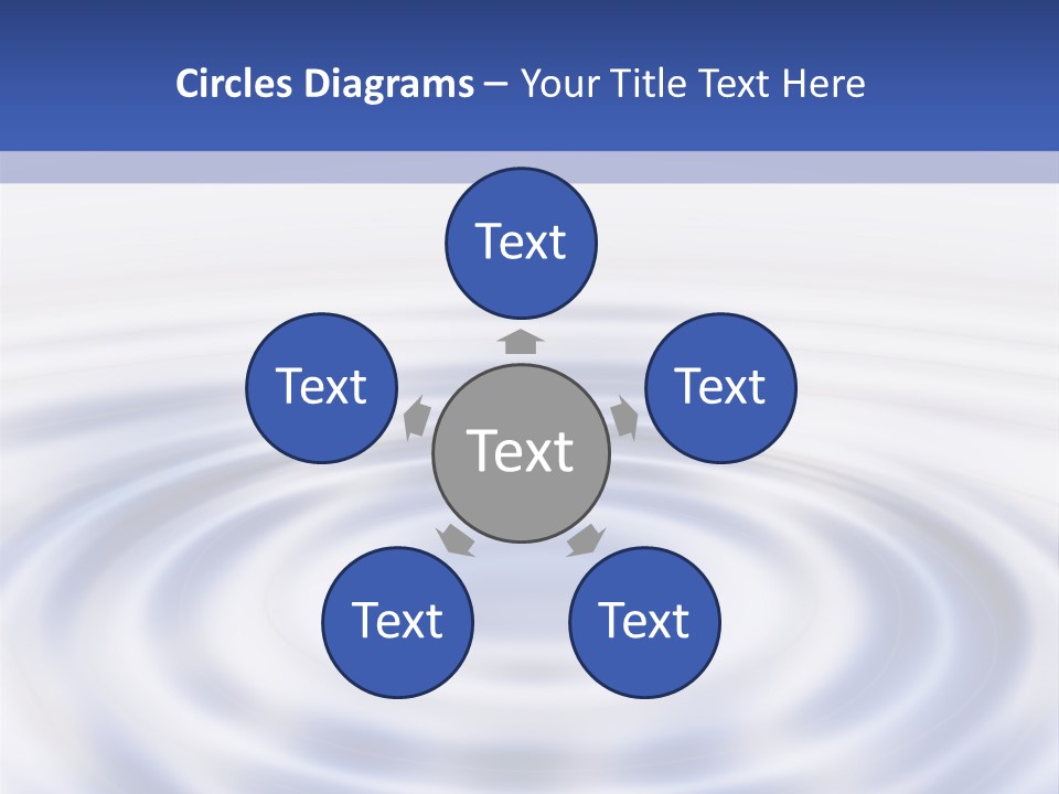 Waves On The Water PowerPoint Template