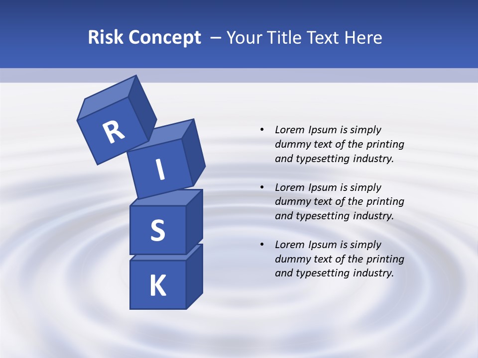 Waves On The Water PowerPoint Template