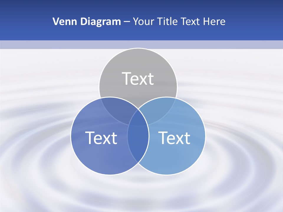 Waves On The Water PowerPoint Template