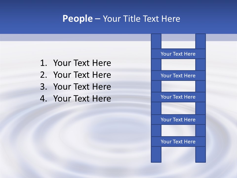 Waves On The Water PowerPoint Template