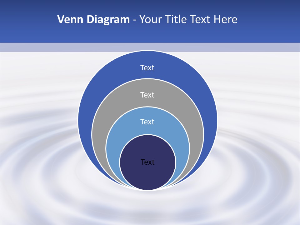 Waves On The Water PowerPoint Template