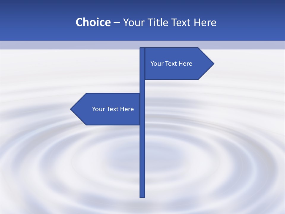 Waves On The Water PowerPoint Template