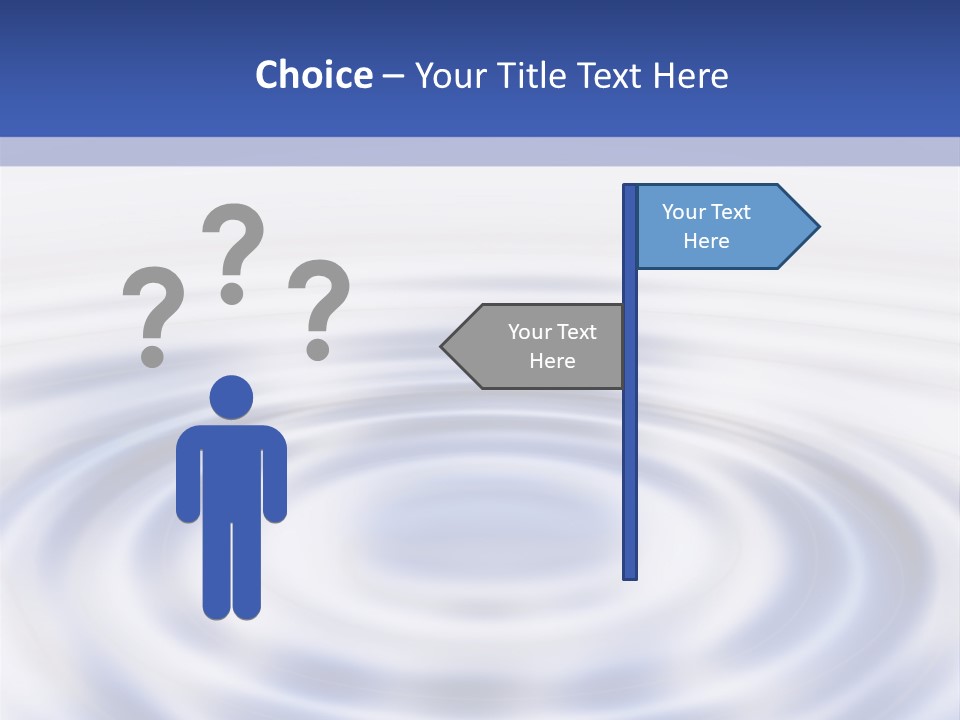 Waves On The Water PowerPoint Template