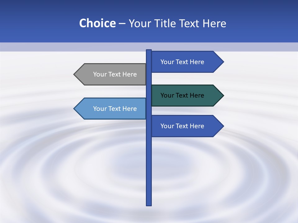 Waves On The Water PowerPoint Template