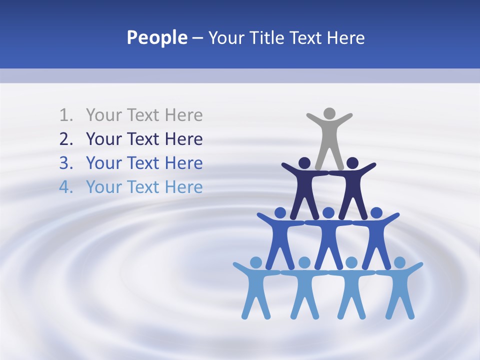 Waves On The Water PowerPoint Template